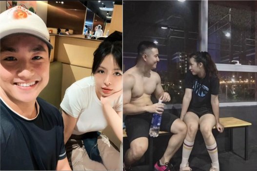 Anh PT bảnh bao quấn quýt bên cô gái duyên dáng