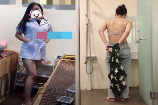 Làm tình lén với bác sĩ nơi vợ làm việc